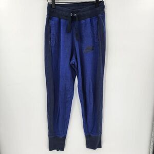 Nike jogger sweats pants blue small womens gym workout